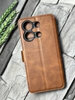 Чехол-книжка Fashion Case Xiaomi Redmi 13/Poco M6 золотой — изображение 3