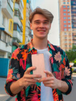 Чехол-книжка Fashion Case Xiaomi Redmi 13/Poco M6 розовое золото — изображение 4