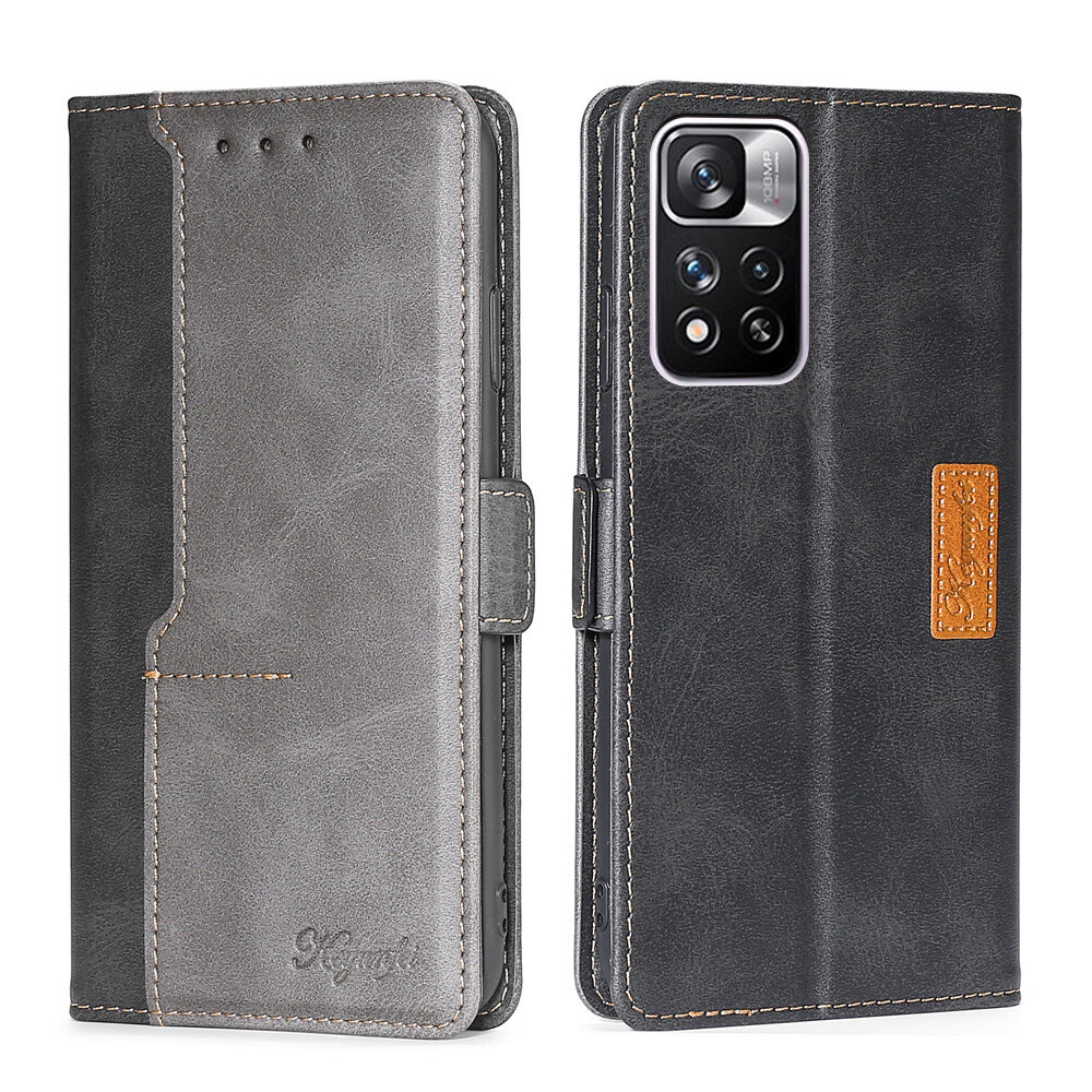 Чехол-книжка Fashion Case Xiaomi Redmi Note 11 PRO Plus Gray Чехол-книжка Fashion Case Xiaomi Redmi Note 11 PRO Plus Gray