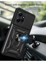 Чехол-книжка Fashion Case Xiaomi Redmi Note 12 4G тёмно-зелёный — изображение 3