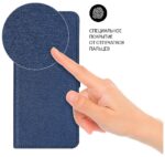 Чехол-книжка Fashion Case Xiaomi Redmi Note 12/Poco X5 голубой — изображение 3