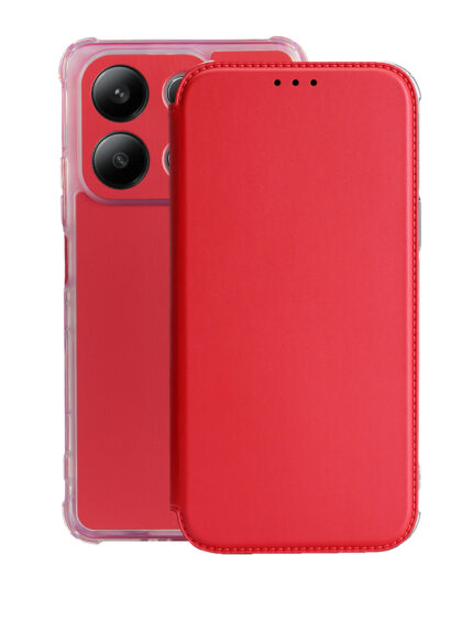 Чехол-книжка Fashion Case Xiaomi Redmi Note 13 4G Red
