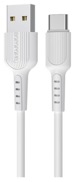 Дата-кабель Borofone BX16 USB/USB-C 1м чёрный — изображение 2