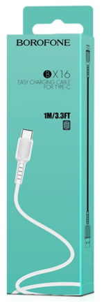 Дата-кабель Borofone BX16 USB/USB-C 1м чёрный — изображение 3
