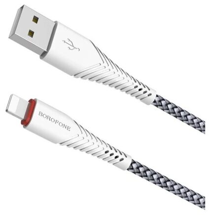 Дата-кабель Borofone BX25 Lightning 1m White