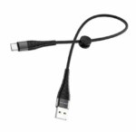 Дата-кабель Borofone BX32 USB/USB-C 5A 0.25м чёрный — изображение 2