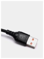 Дата-кабель Denmen D08L USB/Lightning 1м чёрный — изображение 3