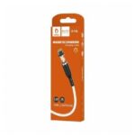 Дата-кабель Denmen D18L Magnetic БПД Lightning 1m Black