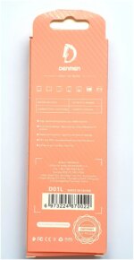 Дата-кабель Denmen D19L USB/Lightning 1м красный — изображение 4