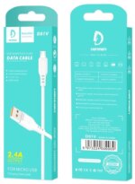 Дата-кабель Denmen D19V USB/MicroUSB 1м чёрный — изображение 3