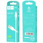 Дата-кабель Denmen D19V USB/MicroUSB 1м белый — изображение 2