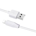 Дата-кабель Hoco X1 USB/Lightning 3м белый — изображение 2