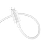 Дата-кабель Hoco X107 USB-C/Lightning 1м белый — изображение 2