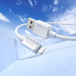 Дата-кабель Hoco X107 USB-C/Lightning 1м белый — изображение 3
