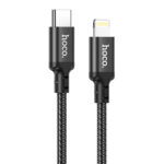 Дата-кабель Hoco X14 USB-C/Lightning 20W 2м чёрный — изображение 2