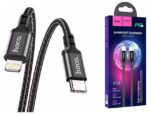 Дата-кабель Hoco X14 USB-C/Lightning 20W 3м чёрный — изображение 2