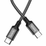 Дата-кабель Hoco X14 USB-C/USB-C 60W 1м чёрный — изображение 3