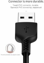 Дата-кабель Hoco X20 USB/MicroUSB 1м чёрный — изображение 3
