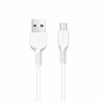 Дата-кабель Hoco X20 USB/MicroUSB 1м белый — изображение 2