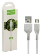 Дата-кабель Hoco X20 MicroUSB 1m White