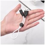 Дата-кабель Hoco X21 PLUS USB/USB-C 0.25м чёрно-белый — изображение 4