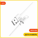 Дата-кабель Hoco X23 USB-C/USB-C 1м белый — изображение 4
