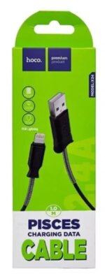 Дата-кабель Hoco X24 USB/Lightning 1м синий — изображение 2