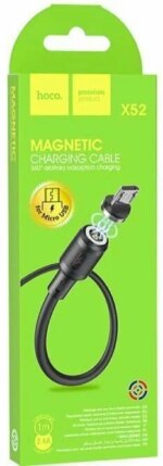 Дата-кабель Hoco X52 Magnetic БПД USB/MicroUSB 1м чёрный — изображение 3