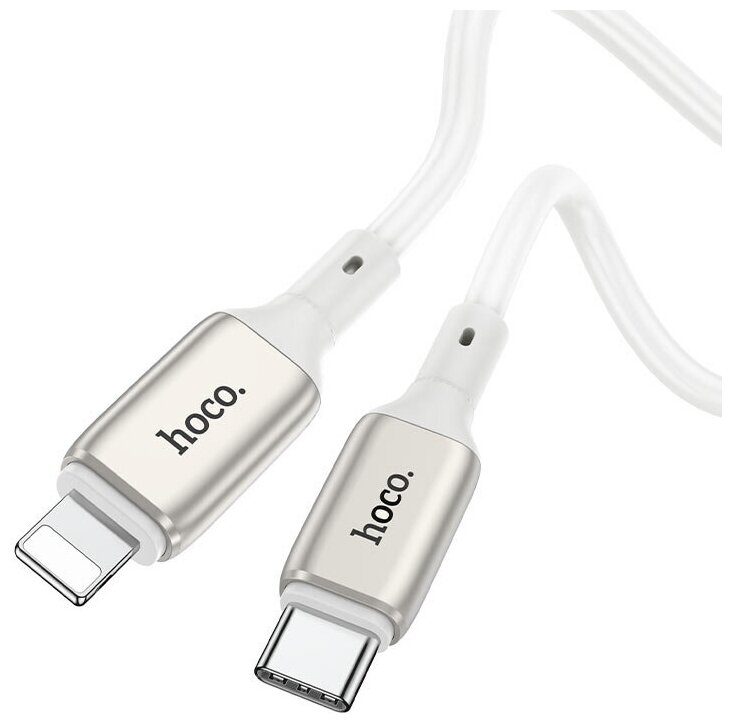 Дата-кабель Hoco X66 PD20W Type-C/Lightning 1m Grey Дата-кабель Hoco X66 PD20W Type-C/Lightning 1m Grey