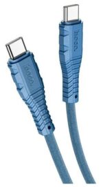 Дата-кабель Hoco X67 Type-C/Type-C 60W 1m Blue