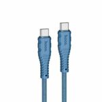 Дата-кабель Hoco X67 USB-C/USB-C 60W 1м синий — изображение 3