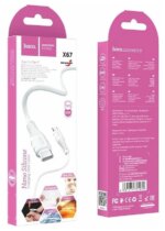 Дата-кабель Hoco X67 USB-C/USB-C 60W 1м белый — изображение 2