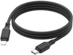 Дата-кабель Hoco X90 USB-C/Lightning 20W 1м чёрный — изображение 3