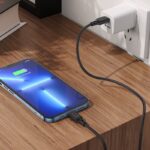Дата-кабель Hoco X90 USB-C/Lightning 20W 1м чёрный — изображение 4