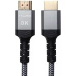 Кабель Iopen/Qust(ACG859A-1.0) HDMI AM/AM 2.1Ver 8K@60Hz 1.0m Grey