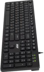 Клавиатура проводная офисная мембранная Acer OKW122 Черный — изображение 2