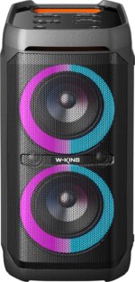 Колонка портативная W-King T11 Plus с микрофоном чёрный — изображение 2