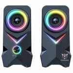 Колонки мультимедийные ONIKUMA L2 10W Провод/Bluetooth Черный — изображение 2