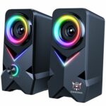 Колонки мультимедийные ONIKUMA L2 10W Провод/Bluetooth Black/RGB