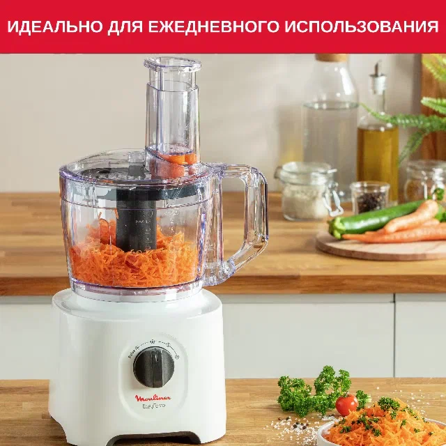 Кухонный комбайн Moulinex Easy Force (FP244110) White Кухонный комбайн Moulinex Easy Force (FP244110) White