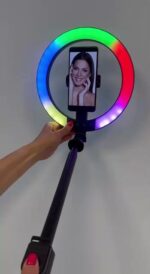 Монопод/Трипод беспроводной P100 с RGB подсветкой — изображение 3