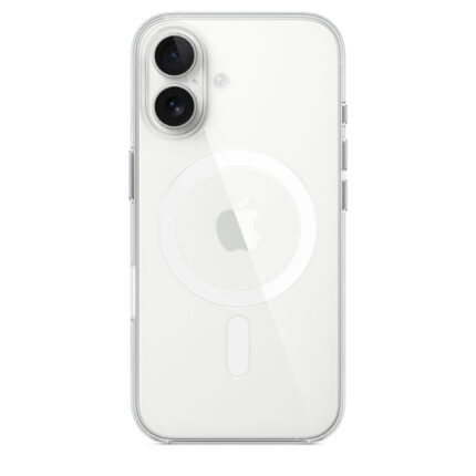 Накладка силикон Clear Case IPhone 16 PLUS MagSafe Прозрачные