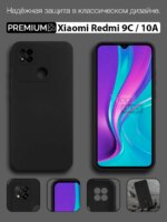 Накладка силикон Clear Case Xiaomi Redmi 9C/10A прозрачный — изображение 2