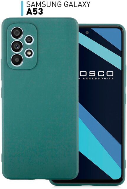 Накладка силикон Fashion Case Samsung A53 Blue/Silver