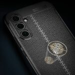 Накладка силикон Карбон Samsung A54 5G чёрный — изображение 3