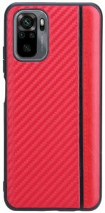Накладка силикон Карбон Xiaomi Redmi Note 10/10S Poco M5S Dark Violet