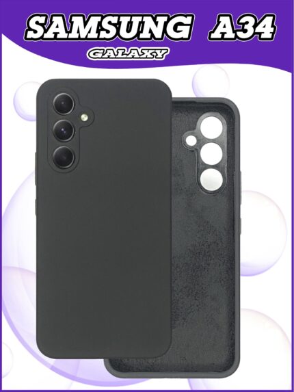 Накладка силикон PRC Samsung A34 5G перламутр гель Red