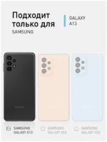 Накладка силикон PRC SoftTouch Samsung A13 жёлтый — изображение 4