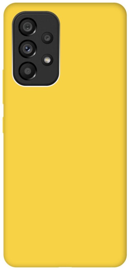Накладка силикон PRC SoftTouch Samsung A53 Yellow