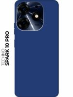 Накладка силикон PRC SoftTouch Tecno Spark 10  PRO Gray Blue